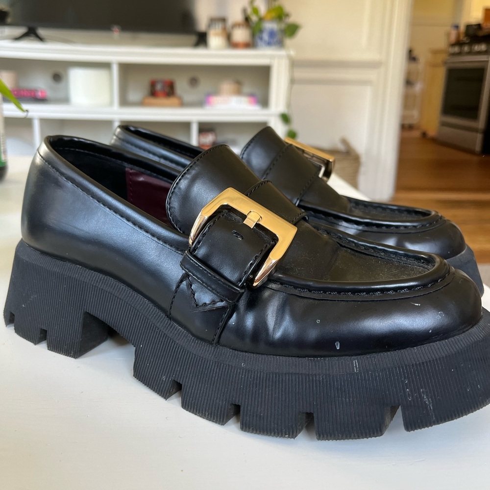 Zara Platform Loafers